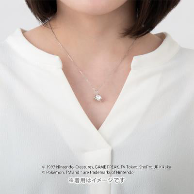 [ Pokémon] Ditto Necklace - K18 White Gold