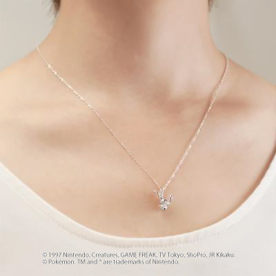 [Pokémon]Umbreon &Pokéball necklace K18 white gold