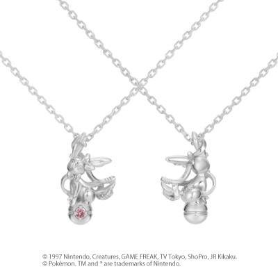 [Pokémon]Sylveon & Pokéball necklace platinium