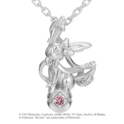 [Pokémon]Sylveon & Pokéball necklace platinium