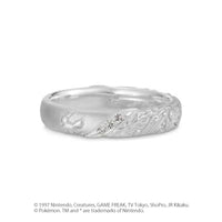 [[Pokémon]Eevee evolution pair ring ladies K18 white gold
