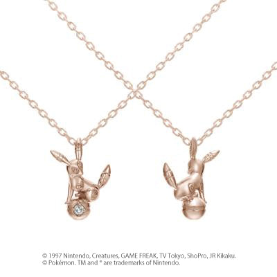 [Pokémon]Umbreon & Pokémon necklace K18 rose gold