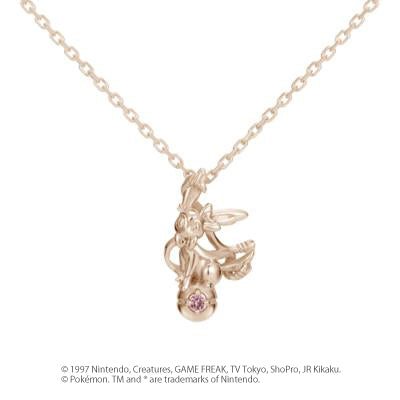 [Pokémon]Sylveon& Pokéball necklace K18 rose gold