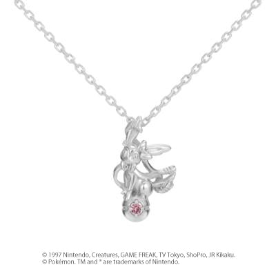 [Pokémon]Sylveon & Pokéball necklace platinium