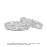 [[Pokémon]Eevee evolution pair ring ladies K18 white gold