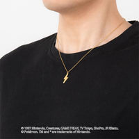 [ Pokémon] Electric Type Pokemon Lightning Necklace - K18 Yellow Gold