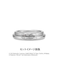 [Pokémon]Pikachu pair ring mens platinium
