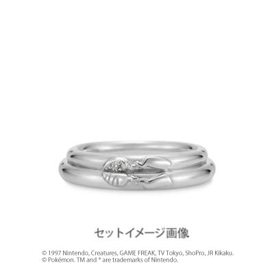 [Pokémon]Pikachu pair ring ladies Platinium