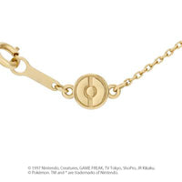 [ Pokémon] Electric Type Pokemon Lightning Necklace - K18 Yellow Gold