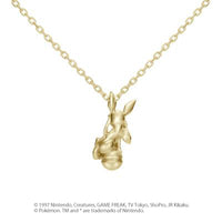 [Pokémon]Glaceon & Pokéball necklace K18yellow gold
