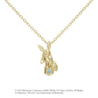 [Pokémon]Glaceon & Pokéball necklace K18yellow gold