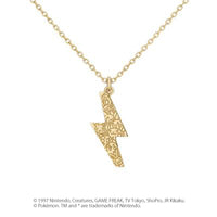 [ Pokémon] Electric Type Pokemon Lightning Necklace - K18 Yellow Gold