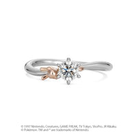 [Pokémon]Mew Solitaire Ring platinium x K18 rose gold (diamond purchase seperately)