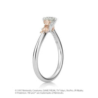 [Pokémon]Mew Solitaire Ring platinium x K18 rose gold (diamond purchase seperately)