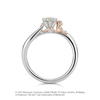 [Pokémon]Mew Solitaire Ring platinium x K18 rose gold (diamond purchase seperately)