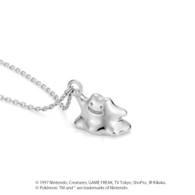 [ Pokémon] Ditto Necklace - K18 White Gold