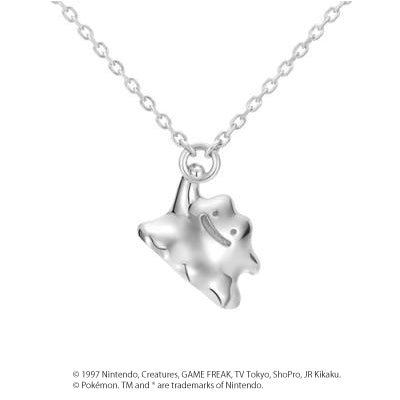 [ Pokémon] Ditto Necklace - K18 White Gold