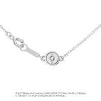[[Pokémon]Glaceon & Pokéball necklace K18 white gold