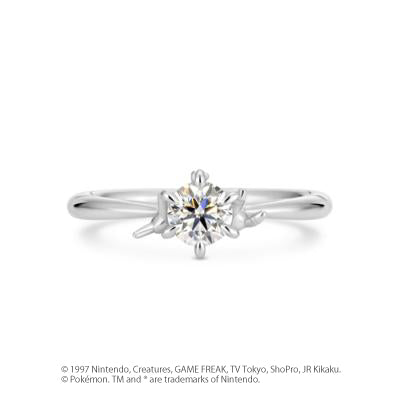 [Pokémon]espeon&umbreon  Solitaire Ring  Silver