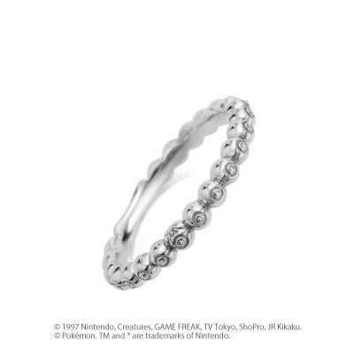 [Pokémon]Pokéball pair ring unisex platinium