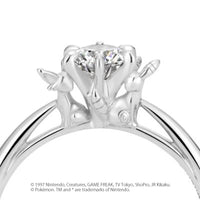 [Pokémon]espeon&umbreon  Solitaire Ring  Silver