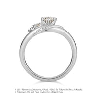 [Pokémon]Pikachu electric shock motif Ring K18white gold (diamond purchase seperately)