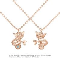 [Pokémon]Vaporeon & Pokéball necklace K18 rose gold