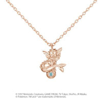 [Pokémon]Vaporeon & Pokéball necklace K18 rose gold