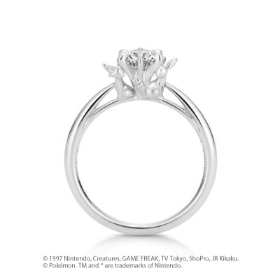 [Pokémon]espeon&umbreon  Solitaire Ring  Silver