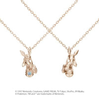 [Pokémon]Glaceon & Pokéball necklace K18 rose gold