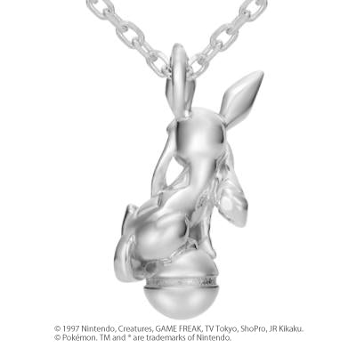 [Pokémon]Glaceon & Pokéball necklace silver