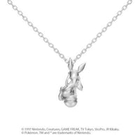 [[Pokémon]Glaceon & Pokéball necklace K18 white gold