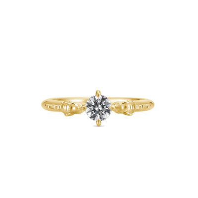 [Pokémon]Pikachu Solitaire Ring  K18yellow gold (diamond sold seperately)