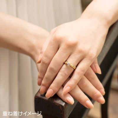 [Pokémon]Pikachu Solitaire Ring  K18yellow gold (diamond sold seperately)
