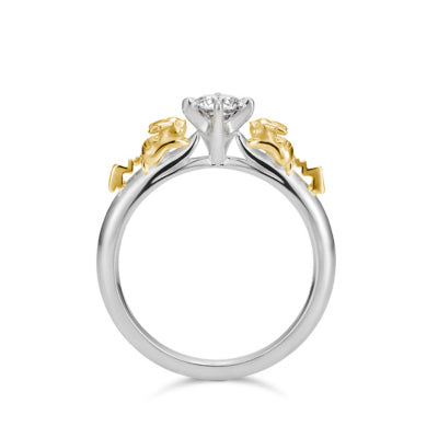 [Pokémon]Pikachu Solitaire Ring  K18white gold x K18yellow gold (diamond sold seperately)