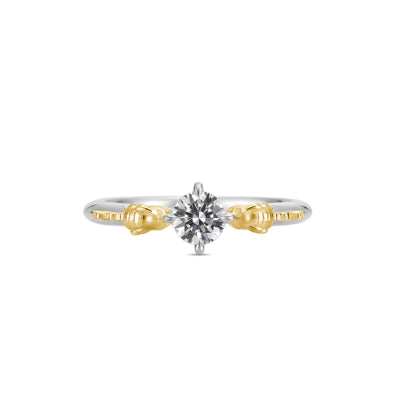 [Pokémon]Pikachu Solitaire Ring  K18white gold x K18yellow gold (diamond sold seperately)