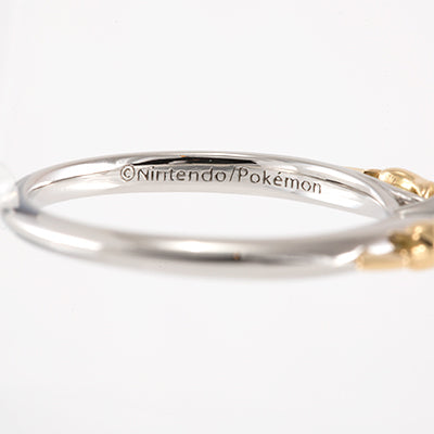 [Pokémon]Pikachu Solitaire Ring  K18white gold x K18yellow gold (diamond sold seperately)