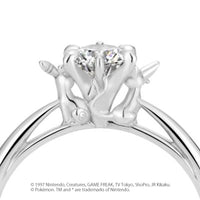 [Pokémon]espeon&umbreon  Solitaire Ring  Silver